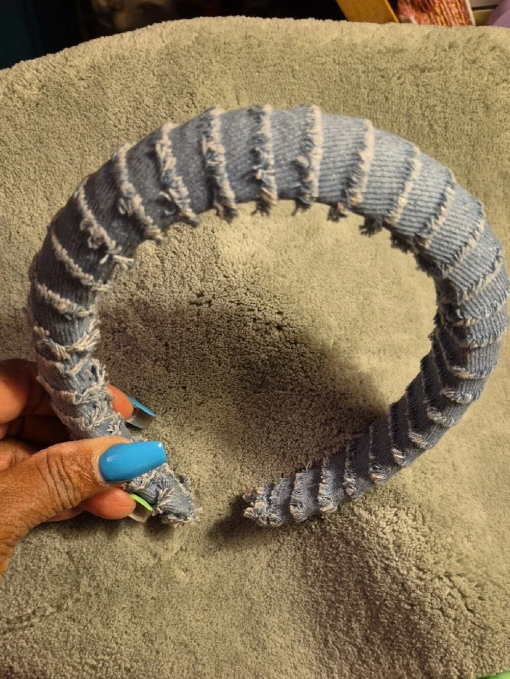 Denim Light Wash Blue Headband